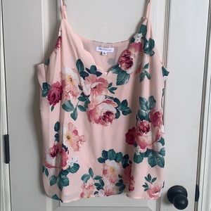 NWT Socialite Floral Camisole w/ Adjustable Straps